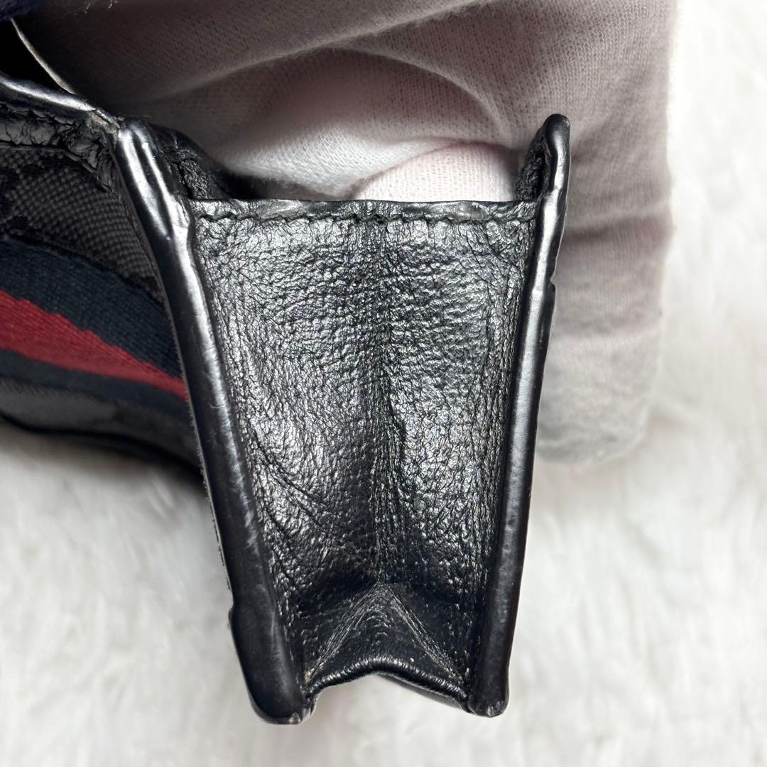 ✨付属品完備✨ グッチ バレンシアガ ザハッカー シェリーライン GG 折り財布