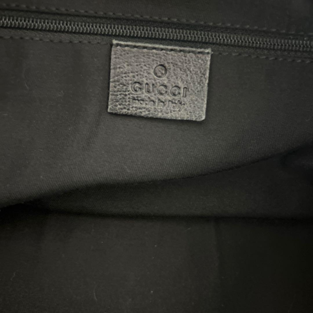 【美品】GUCCI プリンシー GGキャンバス ミニボストンバッグ 肩掛け 黒