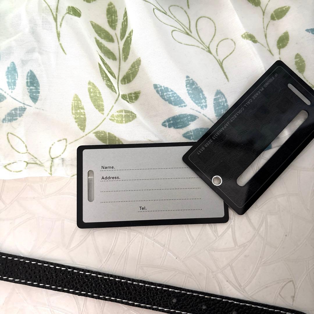 AMERICAN EXPRESS ラゲージタグ 黒色