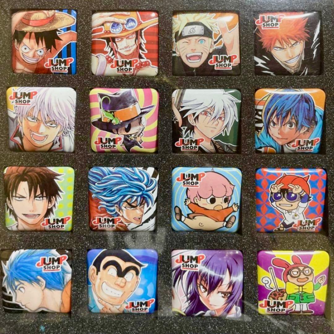 ジャンプショップ キャラクター缶バッジ 16個セット ジャンプショップ キャラクター缶バッジ 16個セット