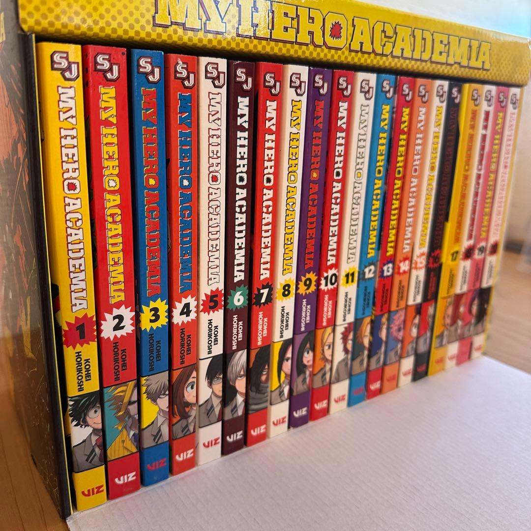 ☆美品•貴重品☆僕のヒーローアカデミアBOX 英語版 漫画 1〜20巻