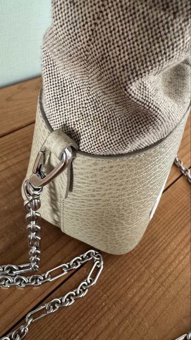 メゾンマルジェラ 5AC バケットバッグ ベージュ