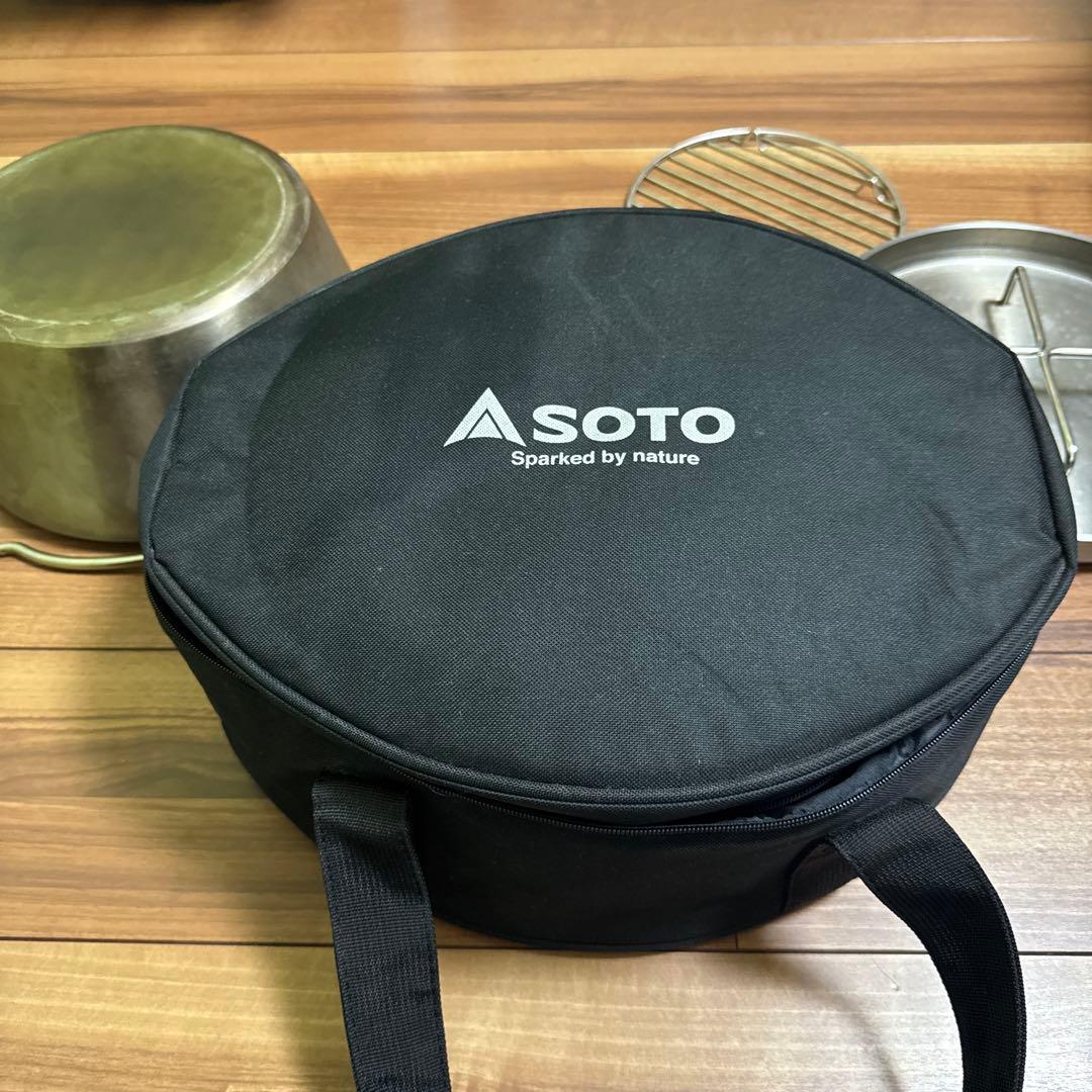 SOTO ステンレス ダッチオーブン10インチ 収納バッグ付き