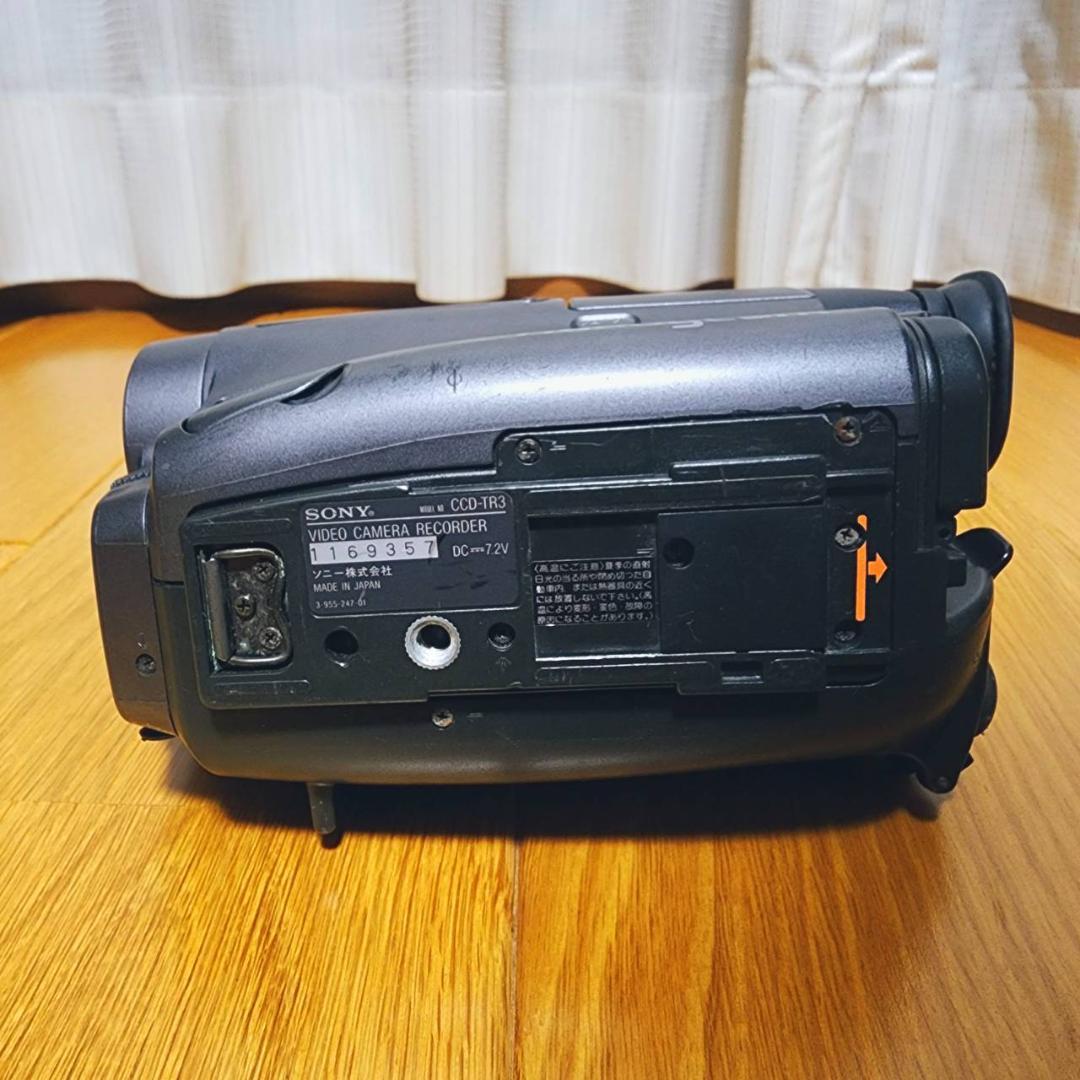 【動作確認済】Hi8 SONY 高画質 ビデオカメラ CCD-TR3 セット