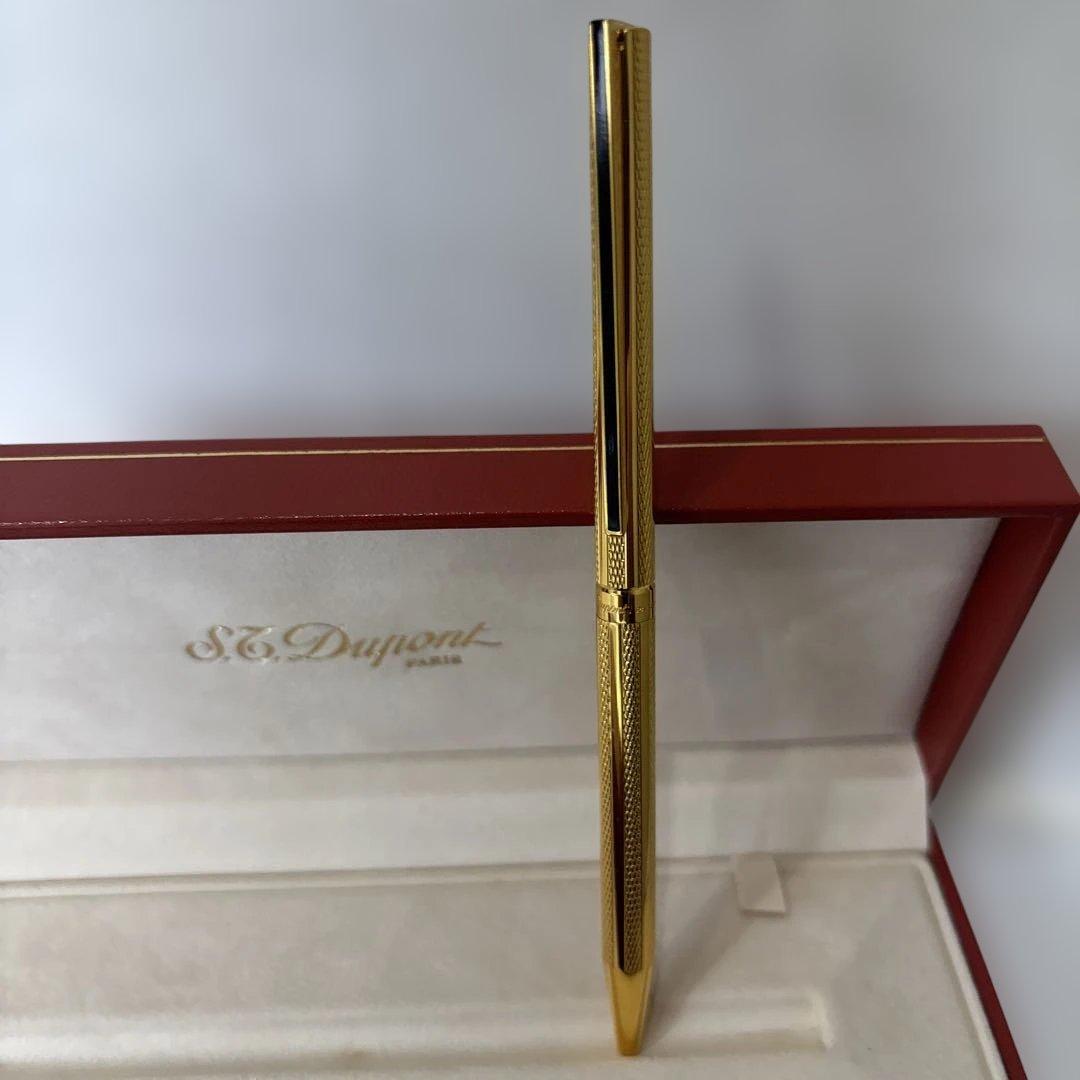 匿名 スピード発送 S.T. Dupont ゴールドボールペン本体未使用に近い