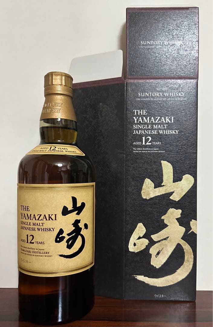 新品 未開封】サントリー 山崎シングルモルト 12年 ウイスキー【 箱付き】