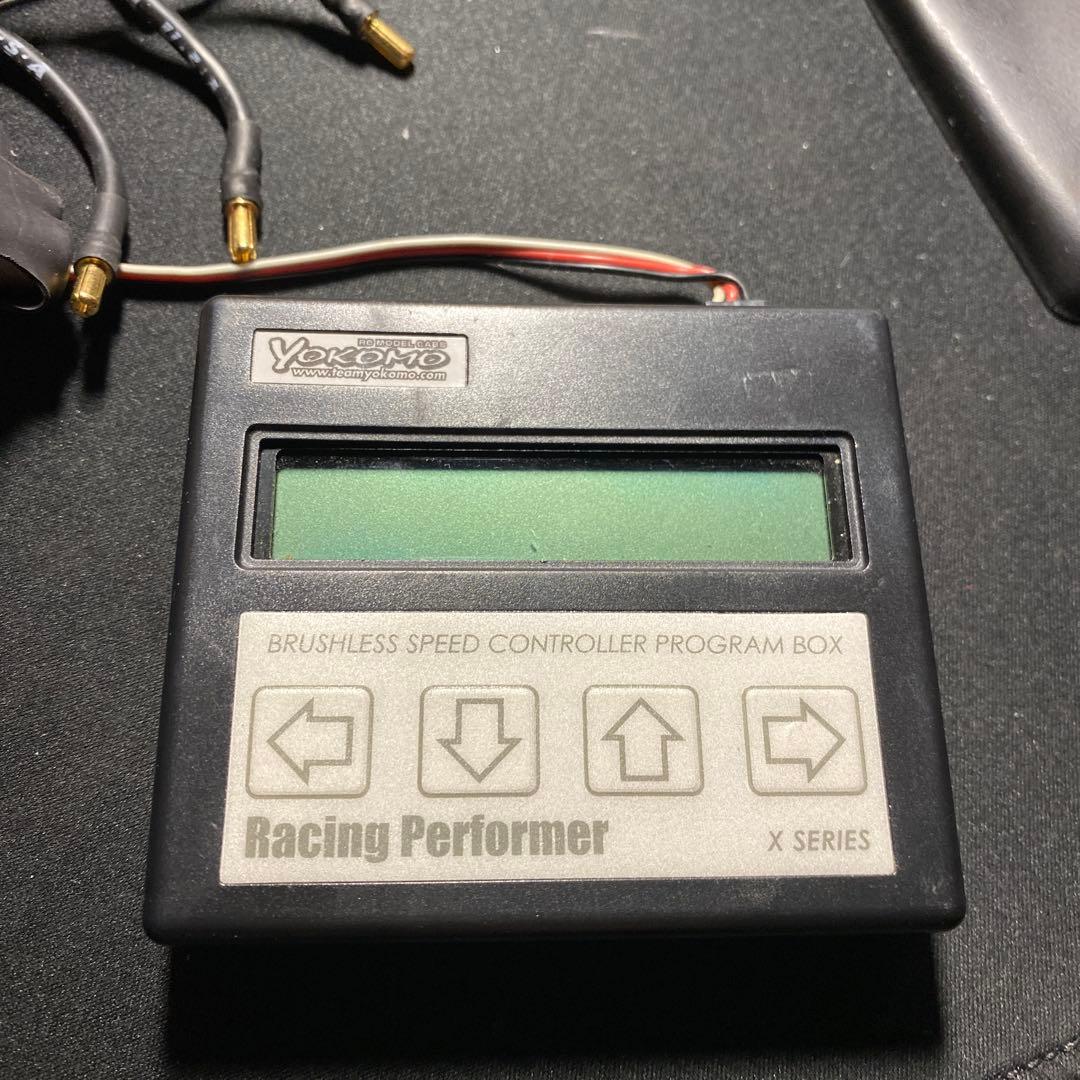 ヨコモ レーシングパフォーマーアンプ＆プログラムカード元箱説明書あり。