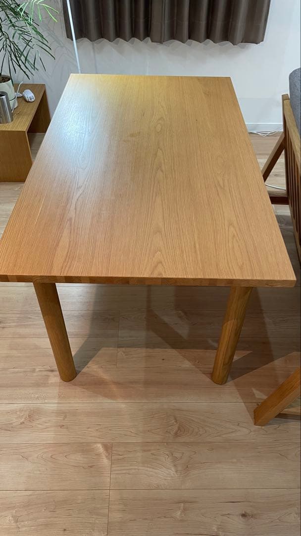 無印良品　ダイニングテーブル　140×80 木製テーブル 140×80cm | 無印良品