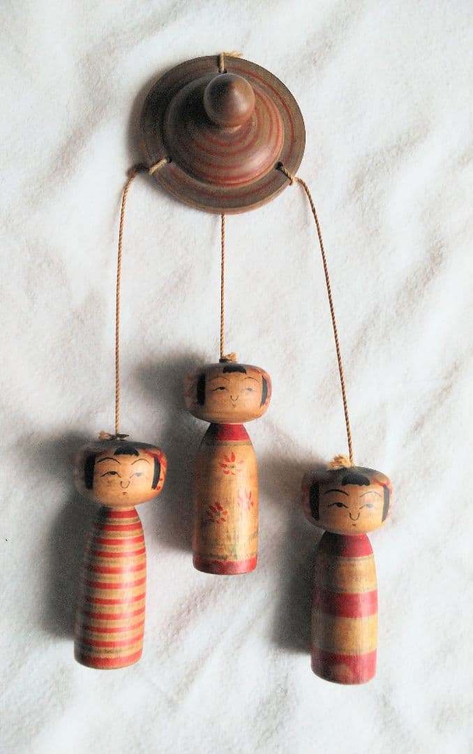 高橋忠蔵のこけし こけし メリーゴーランド【工人 高橋 忠蔵作】