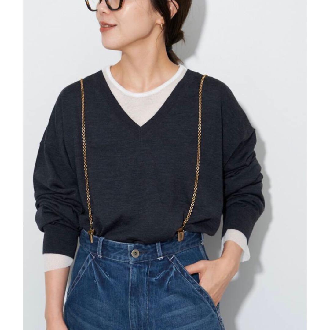 新品未使用 Plage プラージュ チェーンサスペンダー - メルカリ