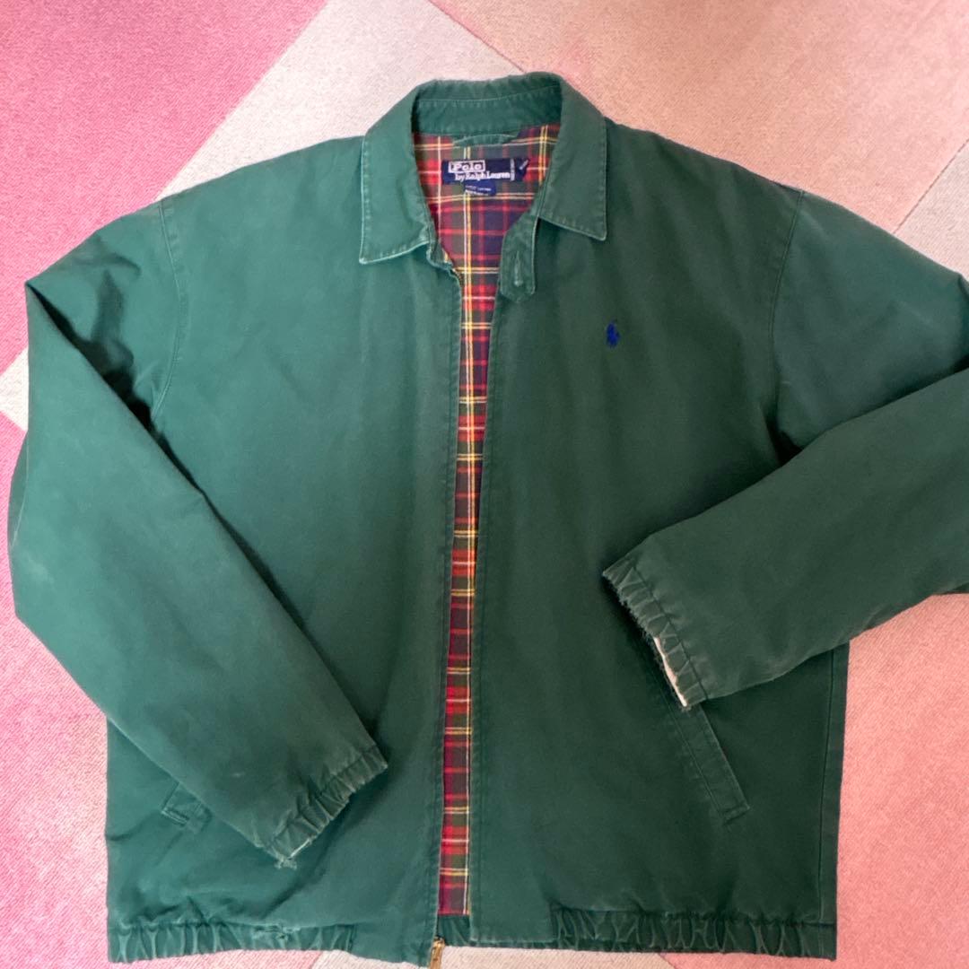 90sRalph Lauren スイングトップ グリーン 中古・古着通販】POLO RALPH LAUREN (ポロ・ラルフローレン) スイング