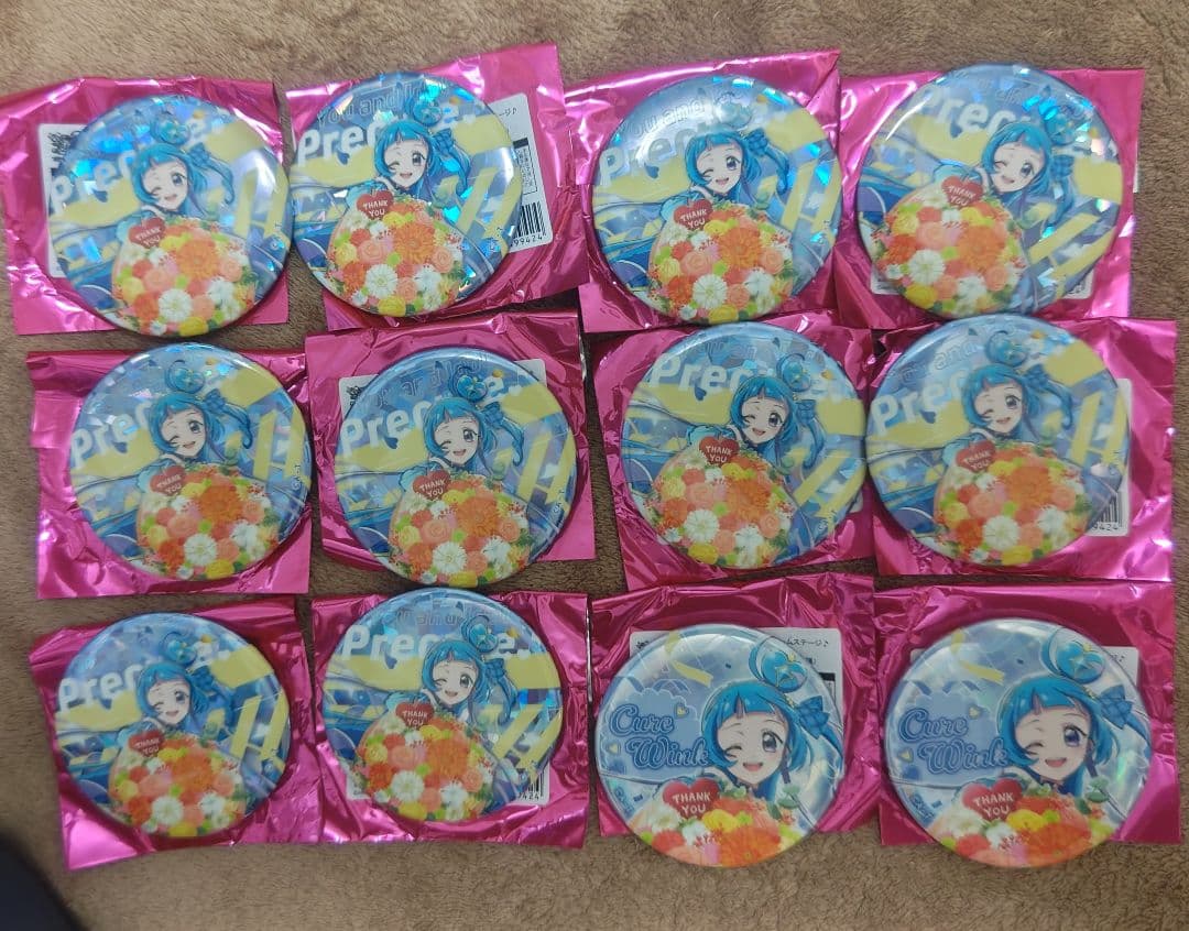 キミとアイドルプリキュア♪ドリームステージ缶バッジ キュアウインク 12個 キュアウィンク 缶バッジ キミとアイドルプリキュア ドリームステージ