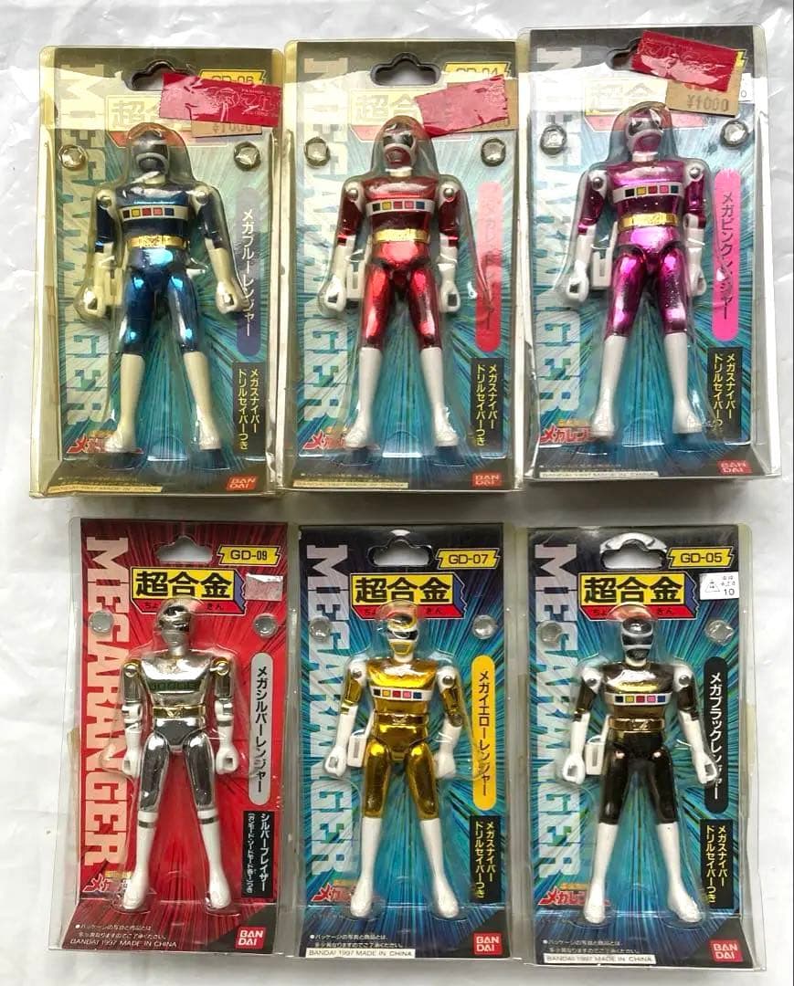 未開封】超合金メガレンジャー6体セット電磁戦隊メガレンジャー バンダイ