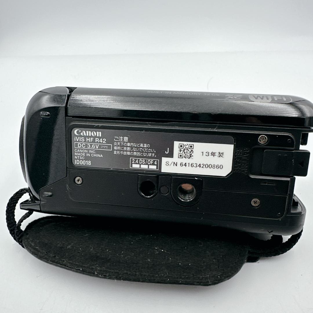 【美品】Canon キヤノン デジタルビデオカメラ iVIS HF R42