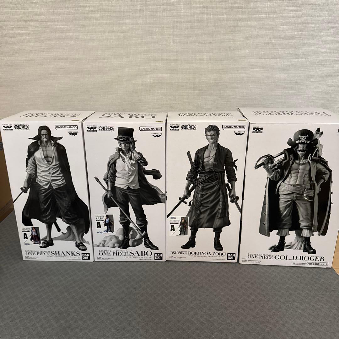 ワンピース バンプレくじ PREMIUM シャンクス サボ ゾロ ロジャー