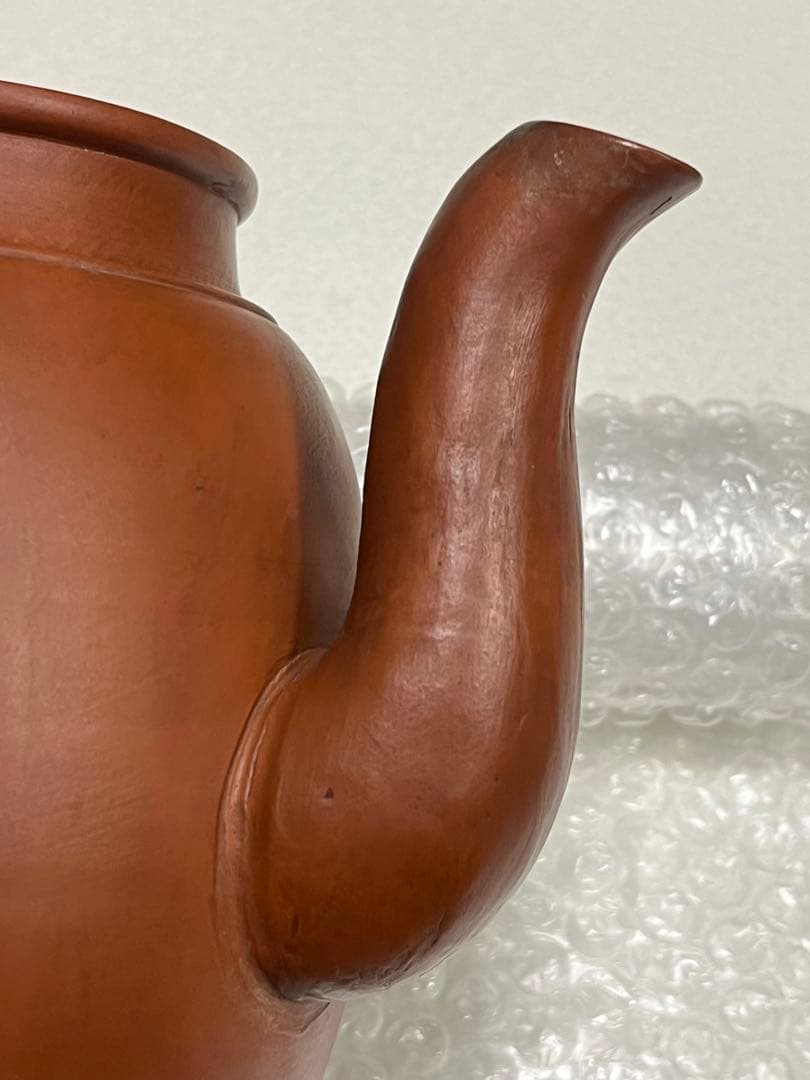 急須　ポット　茶器　朱泥