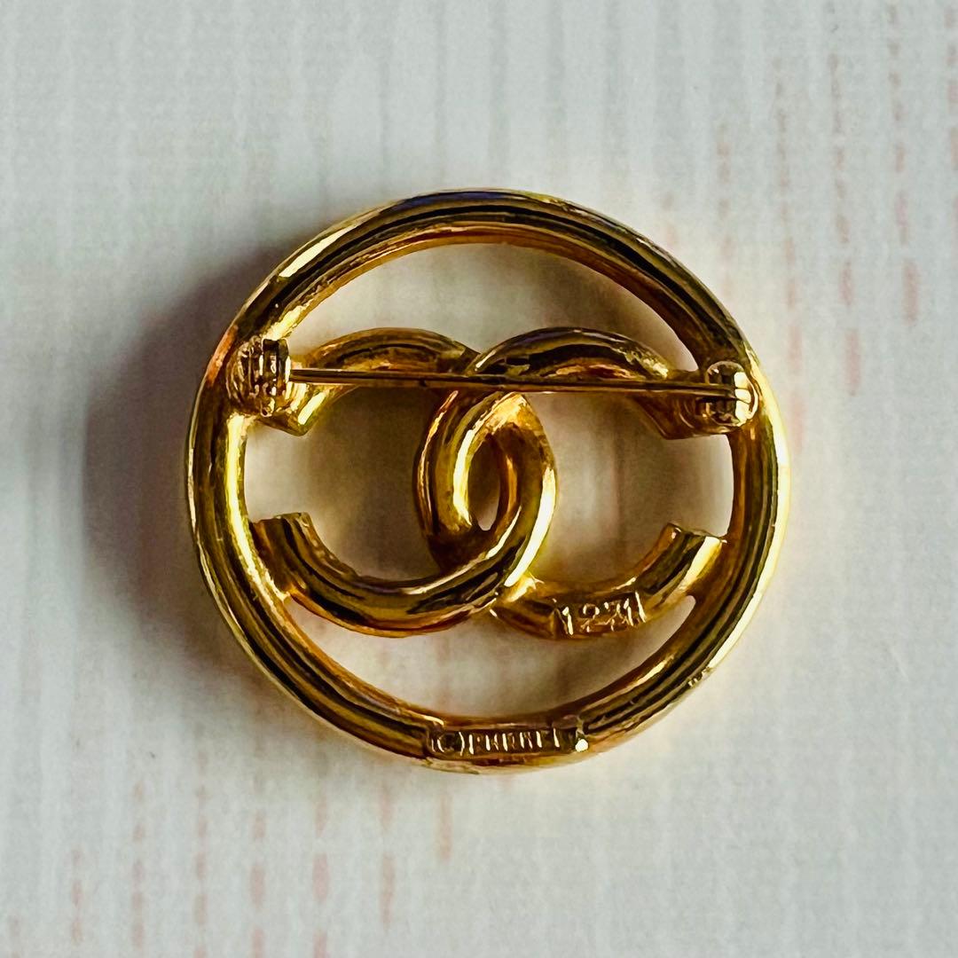 ⭐️シャネル CHANEL ココマークヴィンテージゴールドブローチ 1271