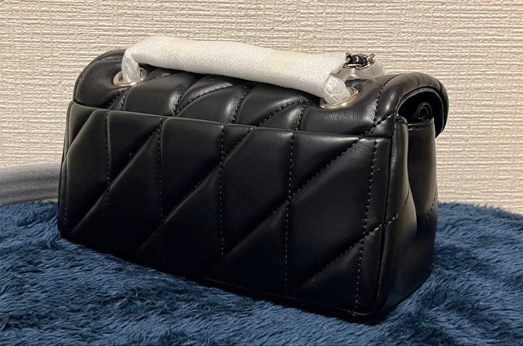 【新品】COACH タビー ショルダー バッグ 20・キルティング　シルバー