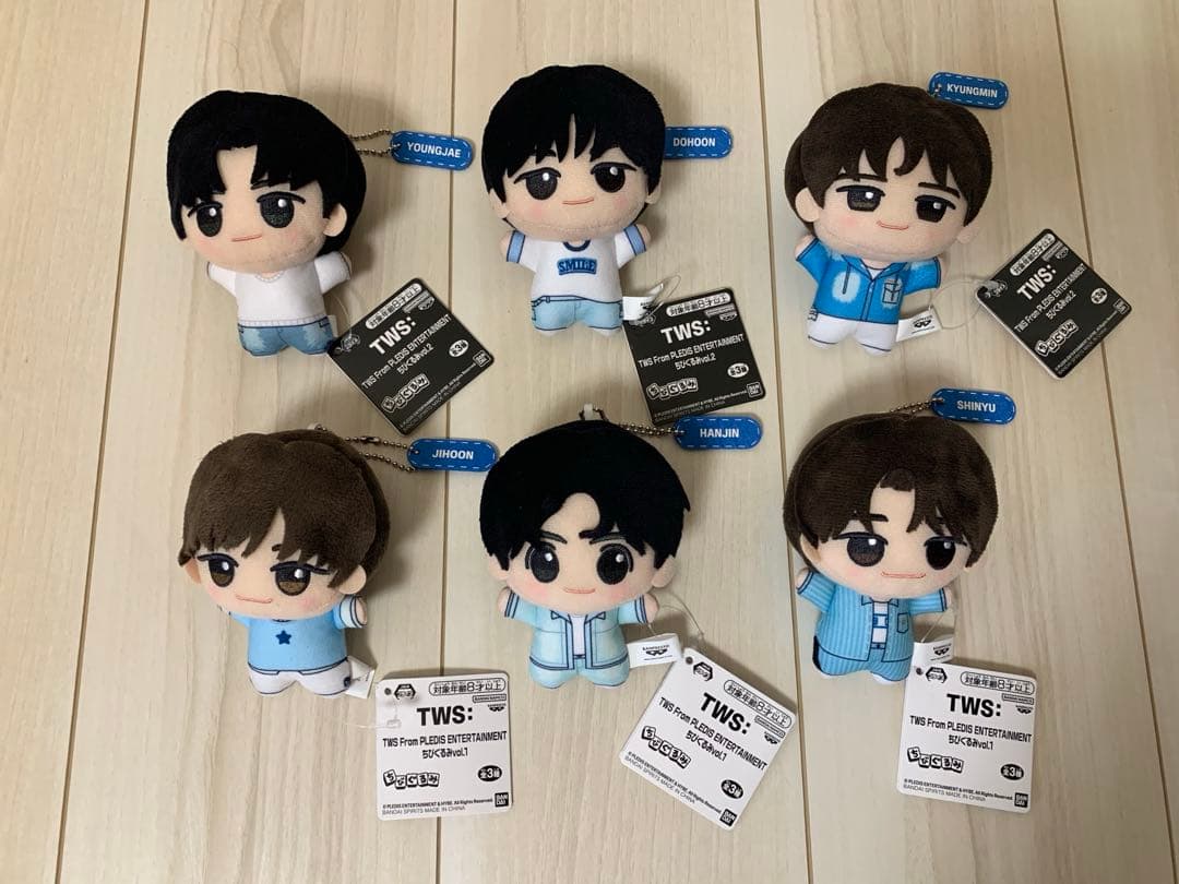 TWS ちびぐるみ vol.1 vol.2 全6種 コンプリート ナムコ限定 - メルカリ