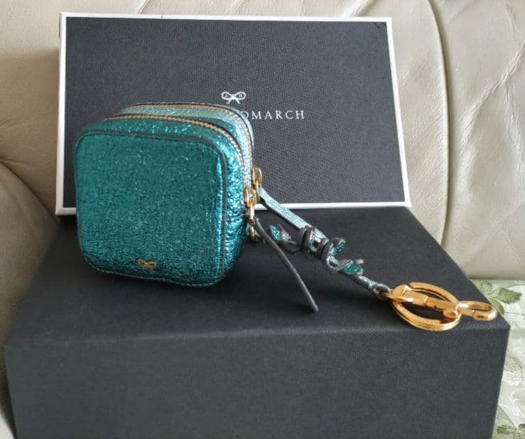 新品未使用アニヤハインドマーチ　ケース　ミニバッグ　チャーム　キーホルダー