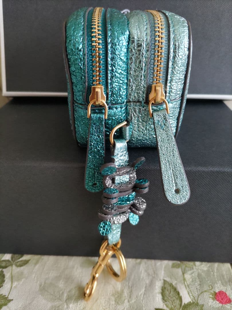 新品未使用アニヤハインドマーチ　ケース　ミニバッグ　チャーム　キーホルダー