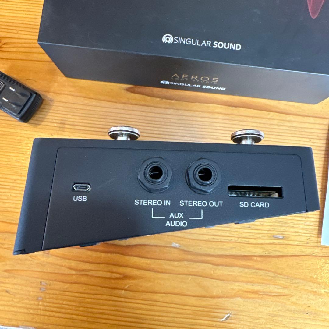 Singular Sound AEROS loop studioルーパーペダル