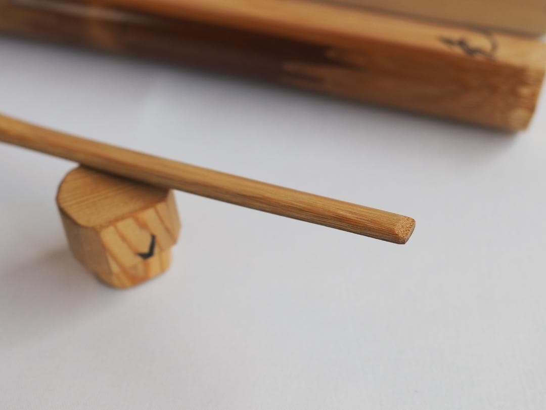 大徳寺511世管長 立花大亀造『竹茶杓』銘：閑居（共箱・共筒） - メルカリ