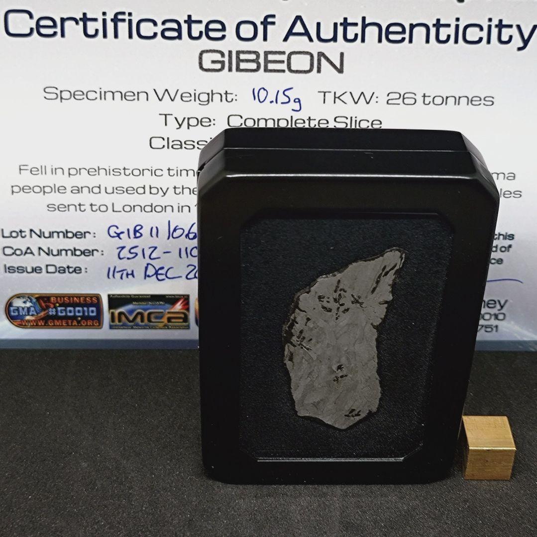 ギベオン隕石　(スライス)　10.15g