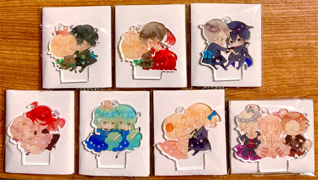 パンドラハーツ アクスタ アクキー 全7種 パンヴァニ カフェ 望月淳