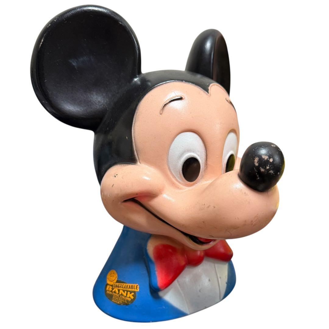 1971年 ミッキーマウス 貯金箱 PLAY PAL PLASTICS社製