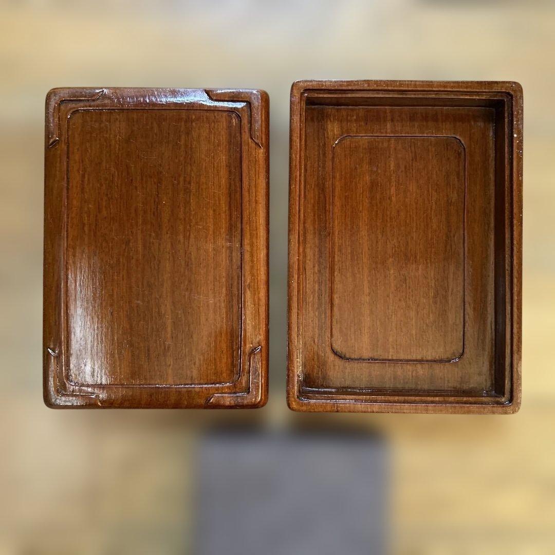 中国骨董大きめ端州石 【中国端渓麻子坑細工彫刻双鳳菊花図貴重紫端古