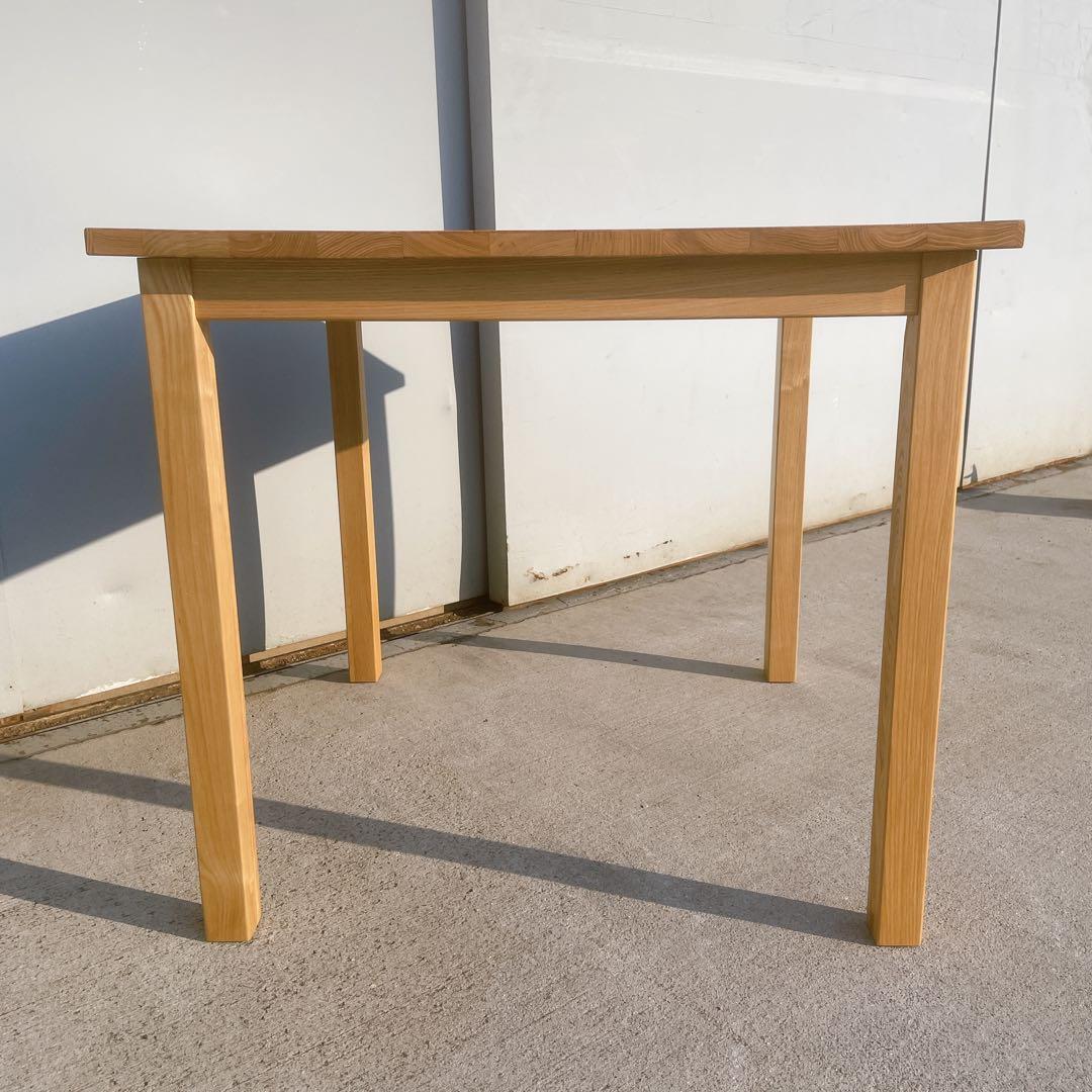 【希少】MUJI 良品計画 ダイニングテーブル 無印良品 タモ材テーブル