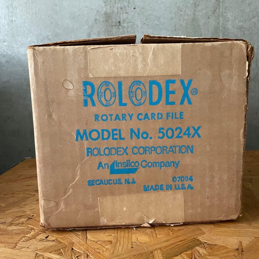 60s 70s VINTAGE ROLODEX NO.5024X アルミフレーム - メルカリ