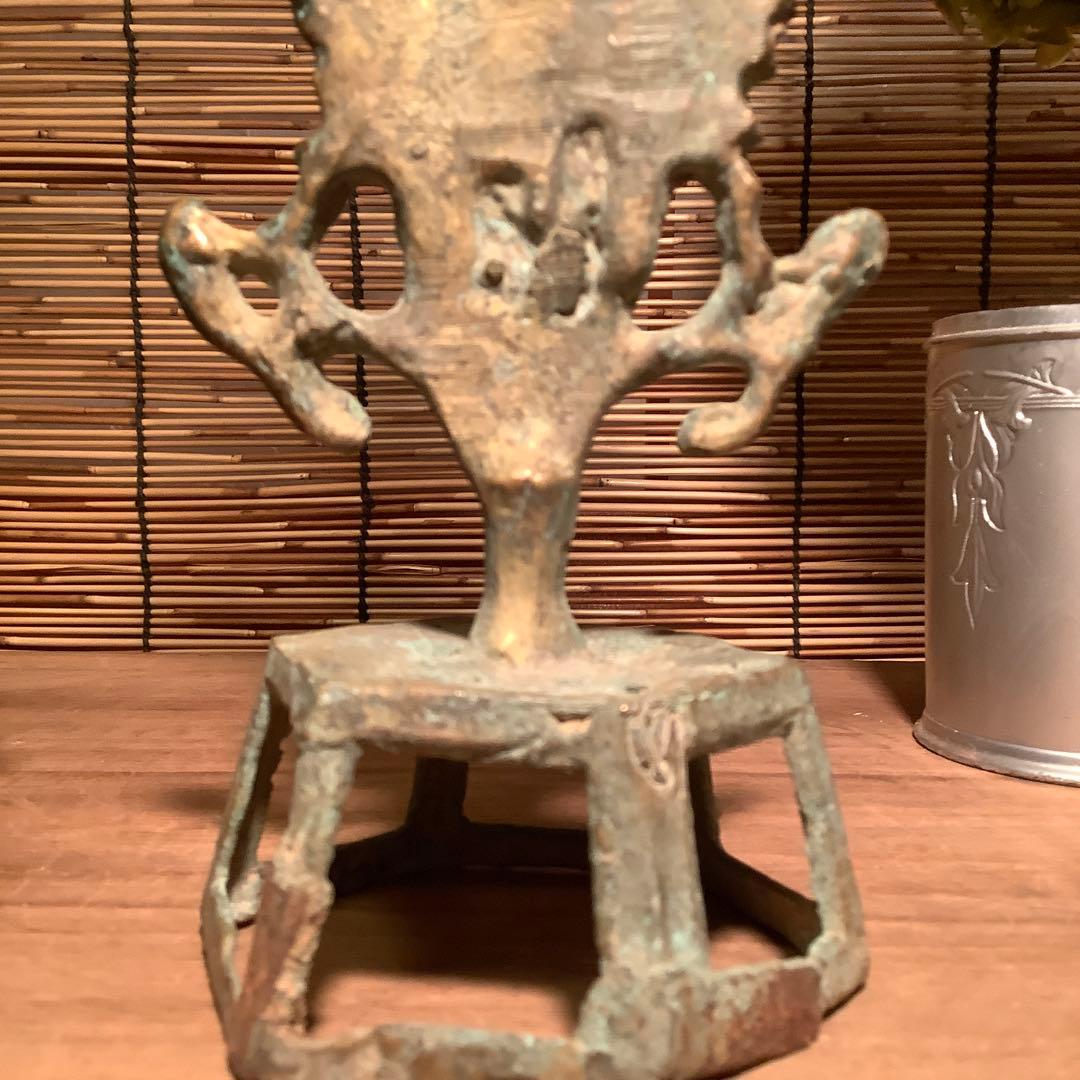 中国・大唐期「秘仏・観自在菩薩坐像」唐王朝・中国大唐国・六角座