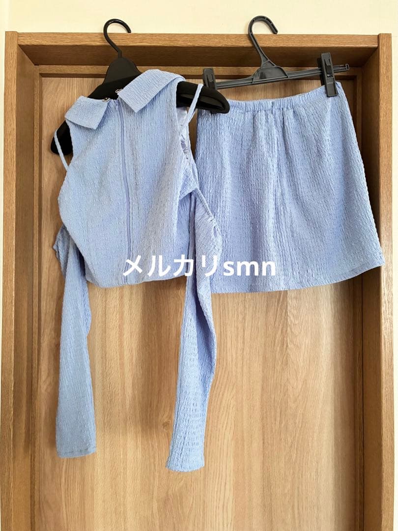 robe de fleurs glossy ドレス　S ブルー　シュガー