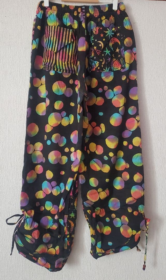エルロデオ　Kiitos　パンツ　カラフル　派手　デコラ パッチワーク　未使用