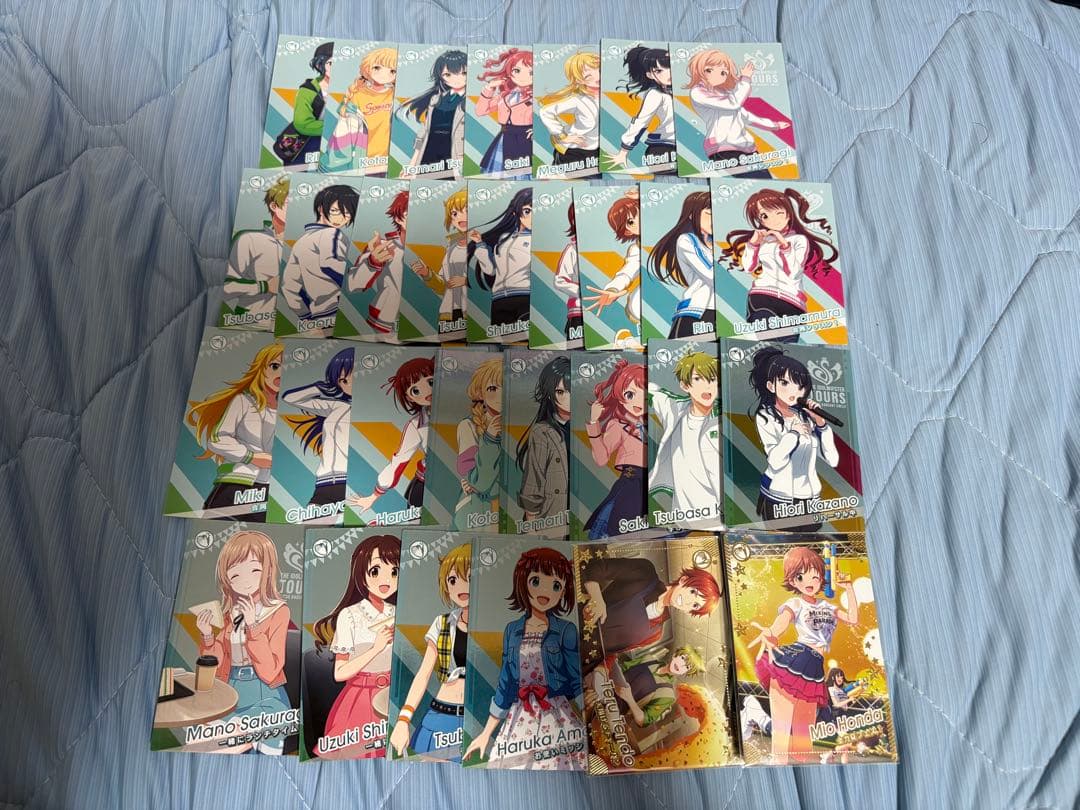 アイドルマスターツアーズ　ツアマス SSR パラレル　島村卯月　未央　如月千早