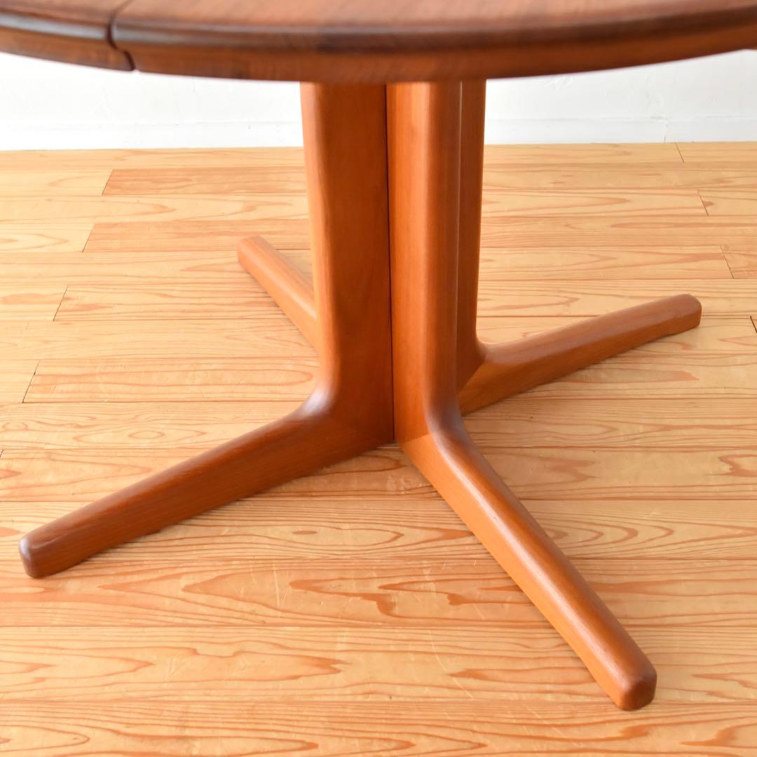 D-SCAN エクステンションテーブル　丸テーブル　チーク