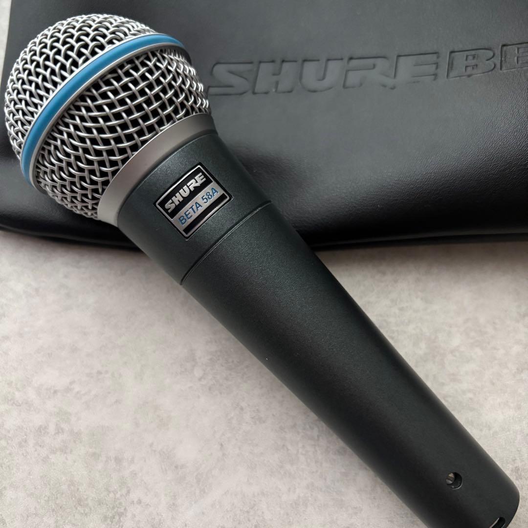 SHURE Beta 58A ダイナミックマイク 専用ケース付き