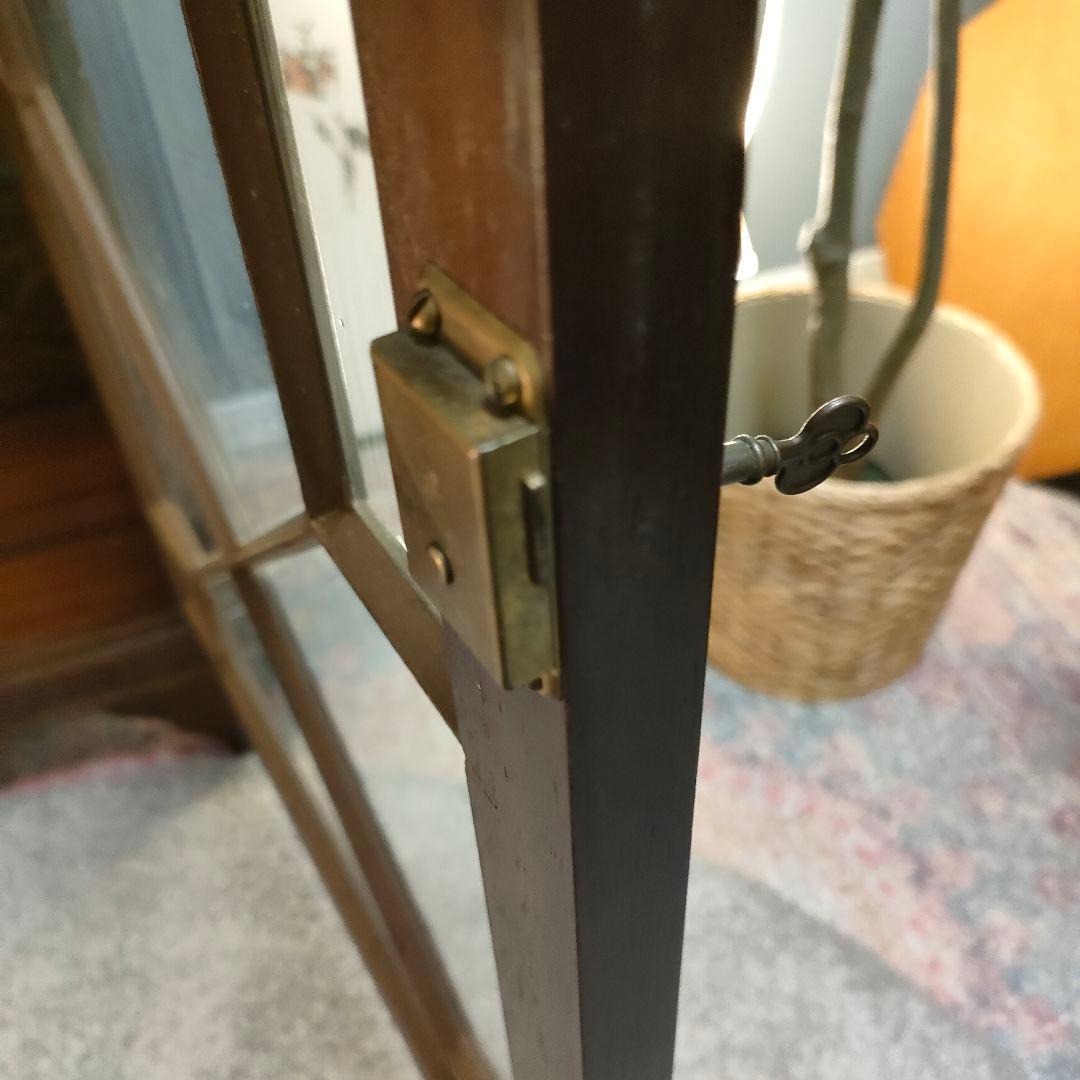 希少】英国ヴィンテージ ディスプレイショーケース ガラスキャビネット