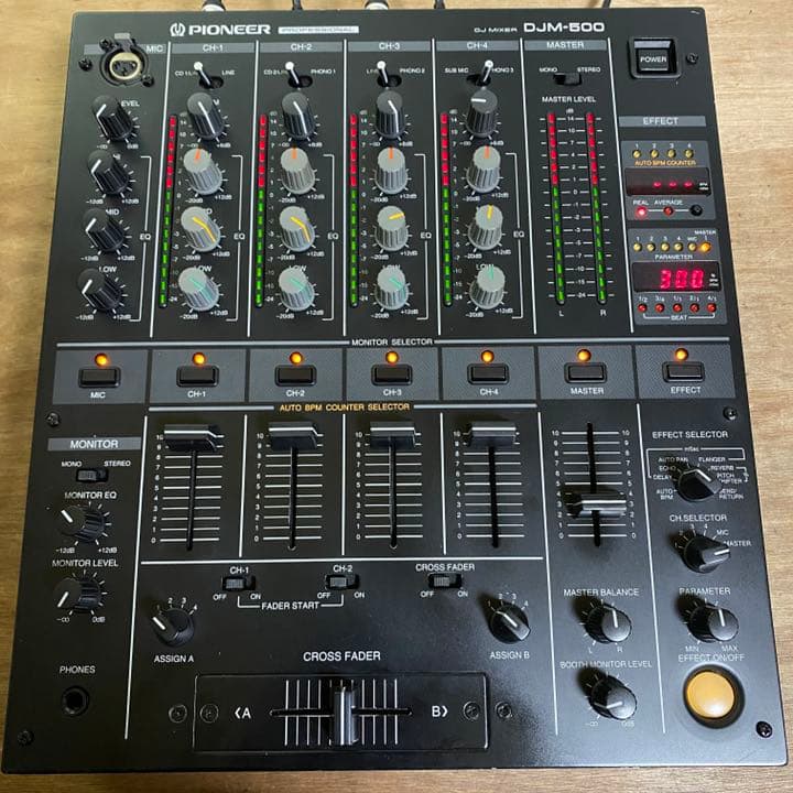 人気】Pioneer パイオニア DJM-500 DJミキサー メンテナンス品 名機
