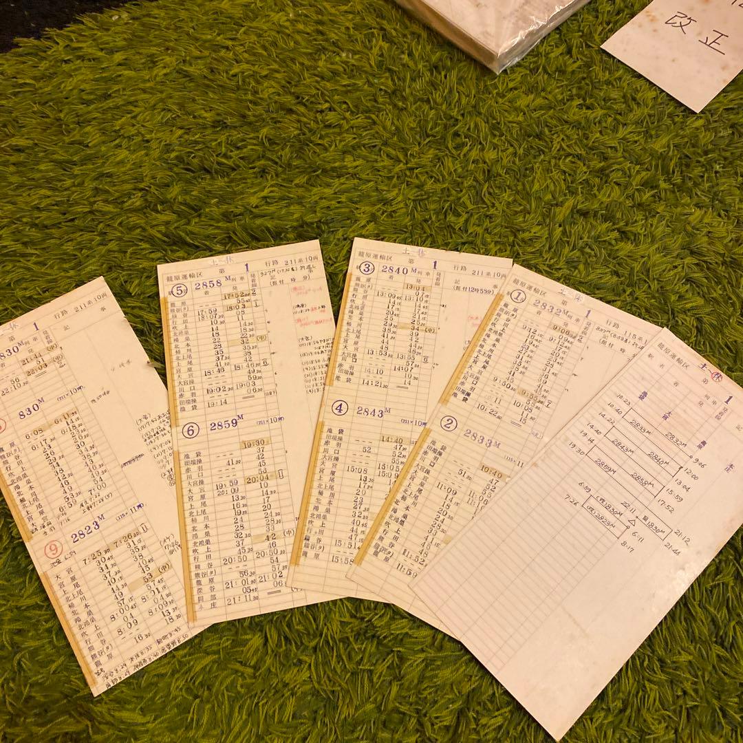 鉄道　スタフ　車掌用　籠原区　12行路