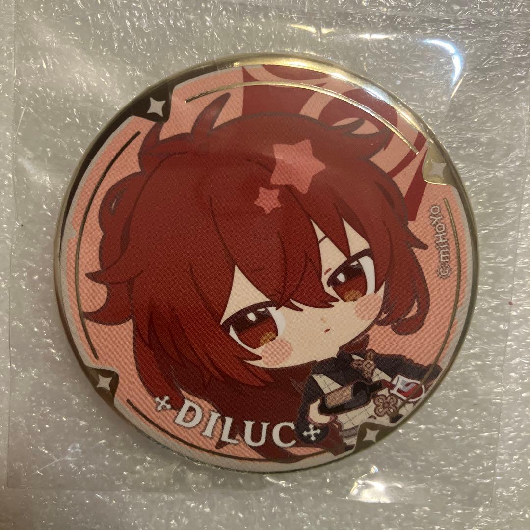 原神 スイパラ 缶バッジ ディルック
