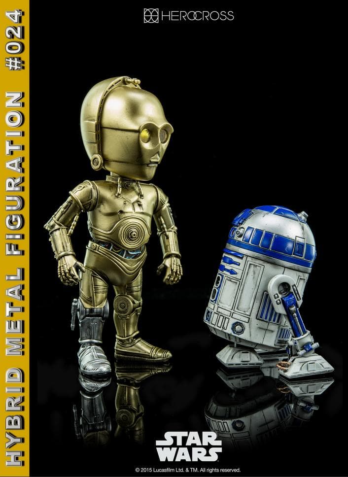 【HEROCROSS】スターウォーズ R2-D2 ＆ C-3PO HMF#024