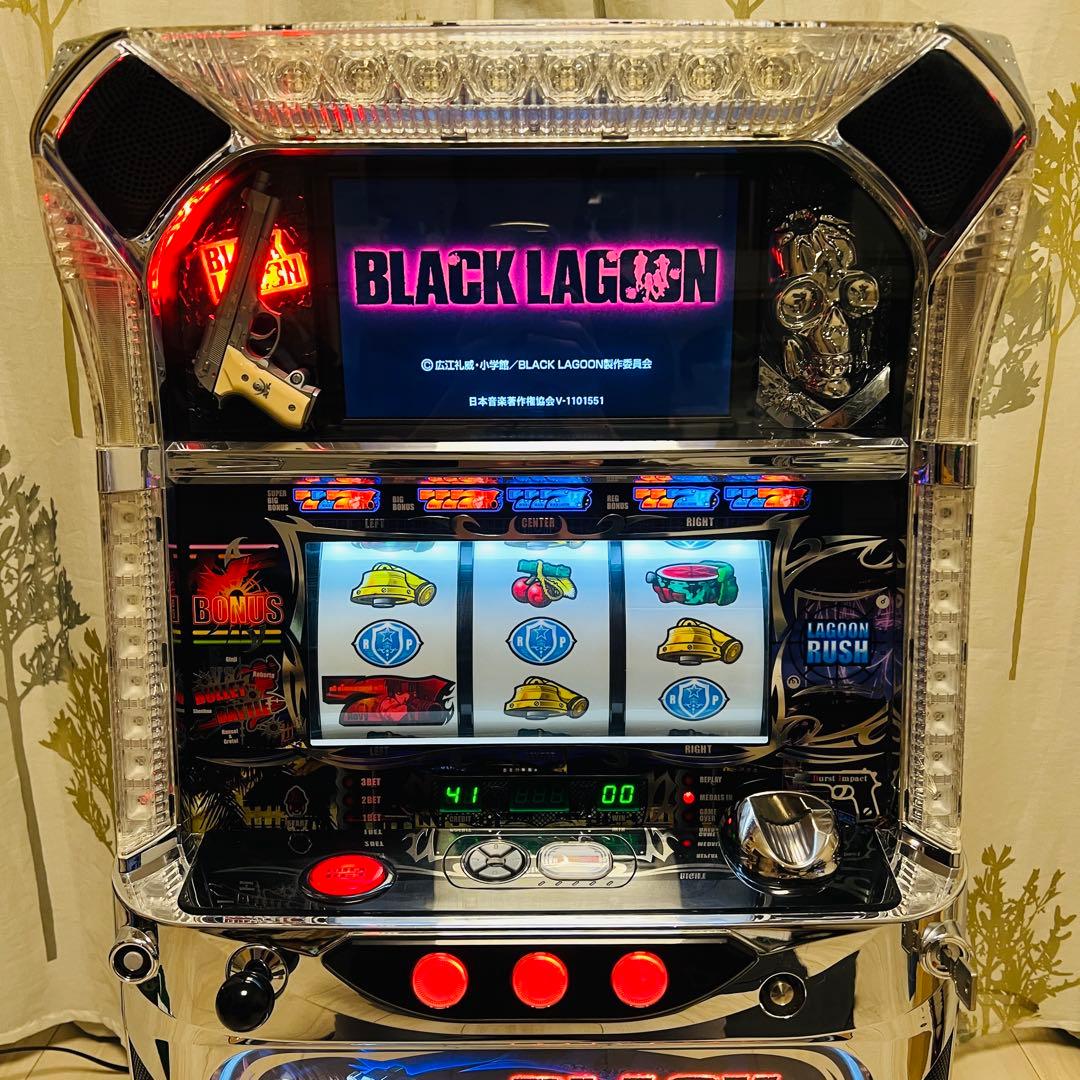初代ブラックラグーン スロット実機 メダル不要機搭載 - メルカリ