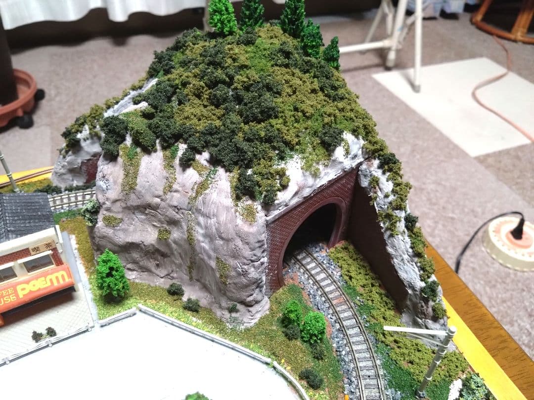 Nゲージ 鉄道模型ジオラマ　A2サイズ