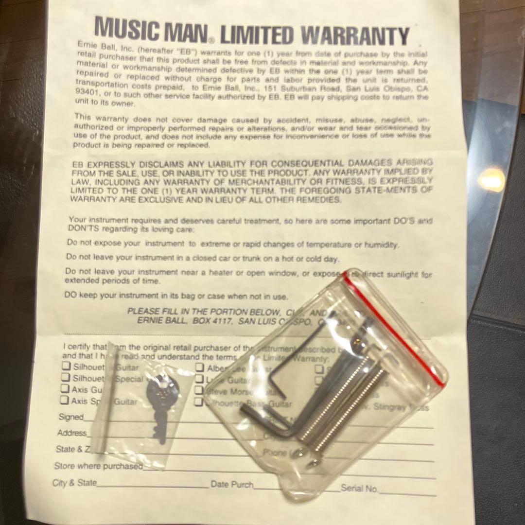 Music Man Axis 1997年USA製