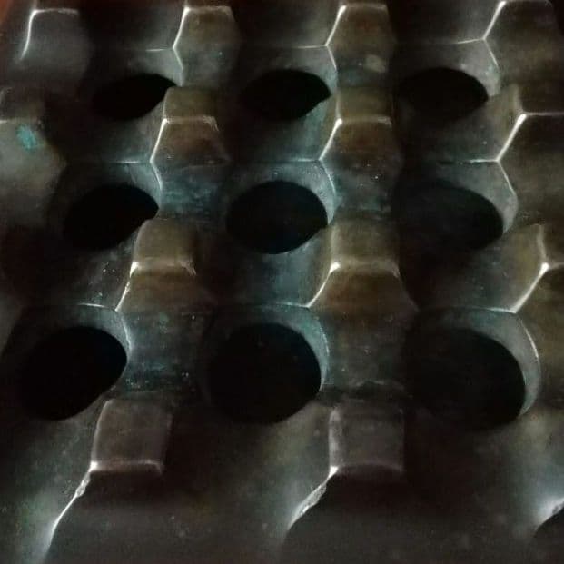 逸品 真鍮 灰皿 ミッドセンチュリー オブジェ スウェーデン