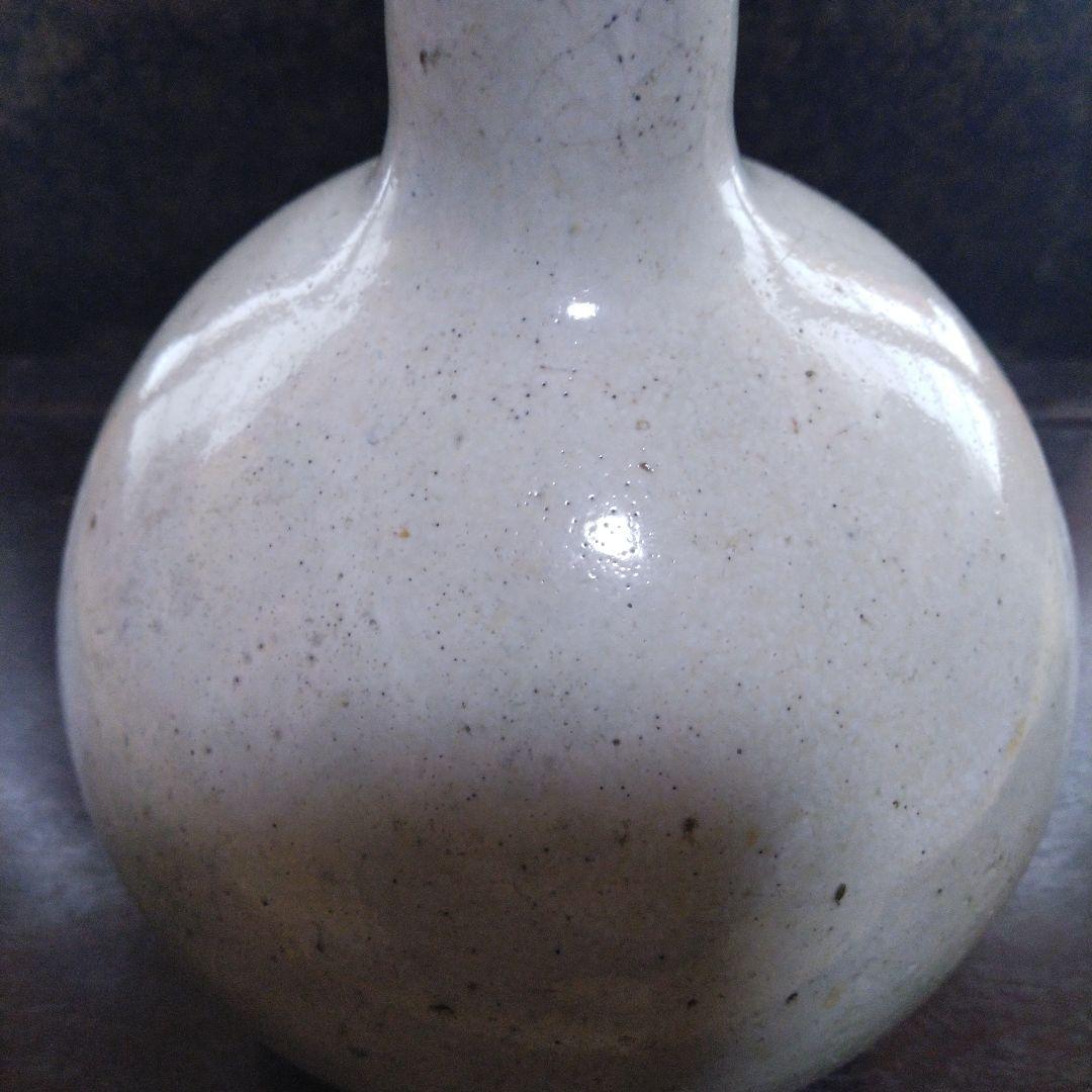NO293　相馬焼or上野目焼　徳利　糠白釉