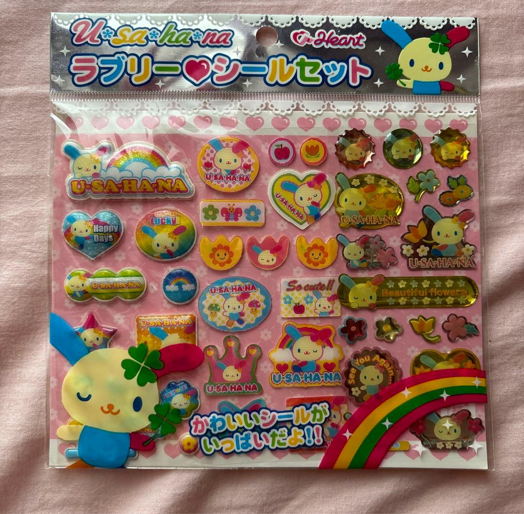 ウサハナ シール ウサハナちゃん 平成レトロ - メルカリ